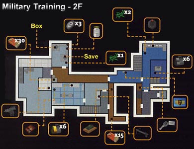 Resident Evil Code: Veronica X Military Training Facility Map Map for  PlayStation 4 by Reala - GameFAQs