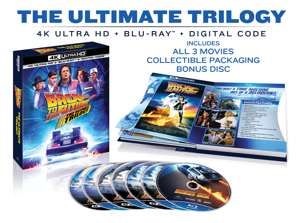 Back To The Future The Ultimate Trilogy Coming To 4k Ultra Hd Blu Ray And Dvd On October 20th Game Chronicles