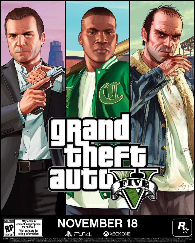 GTA 5: Grand Theft Auto V, Rockstar Games