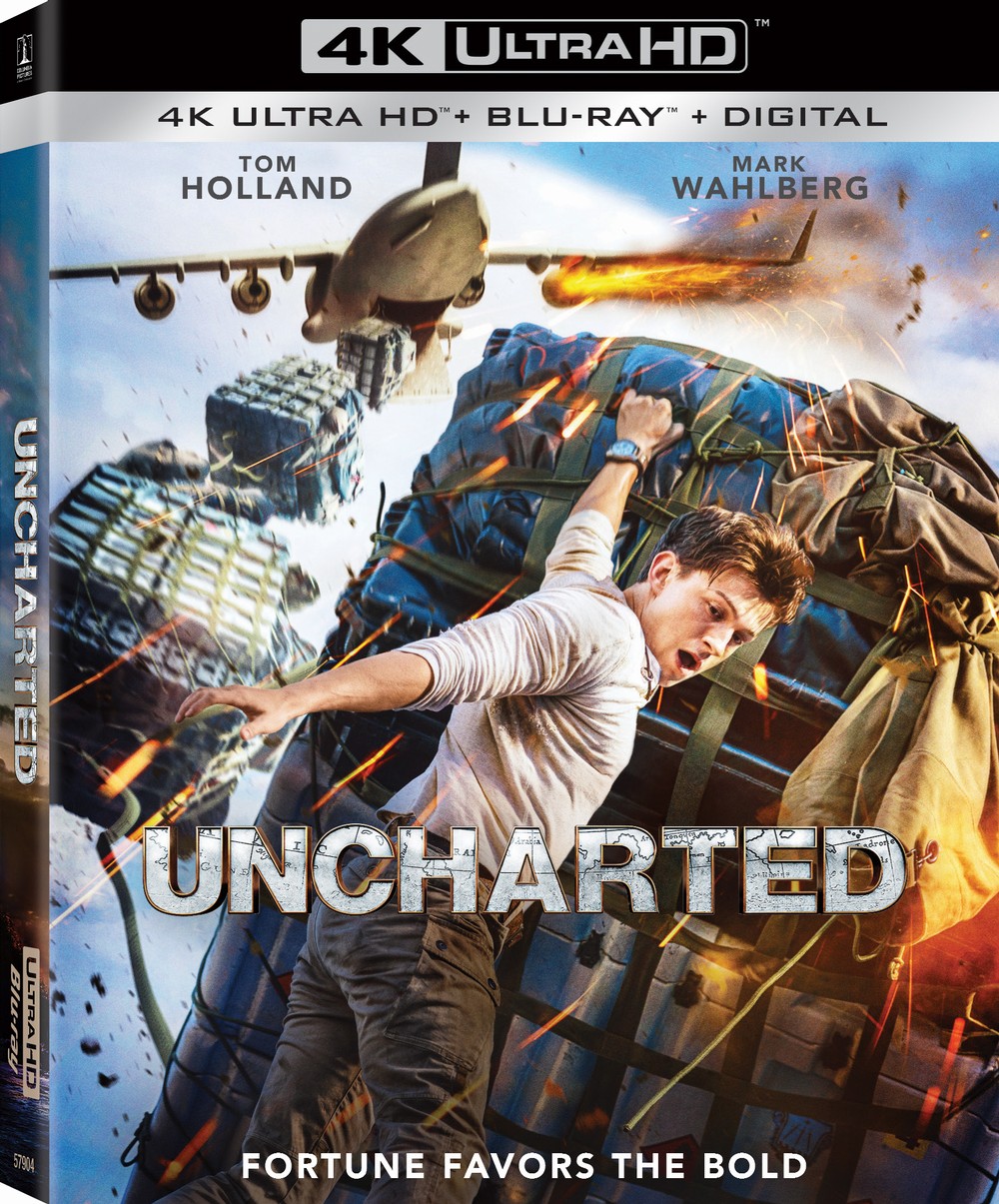  Uncharted [DVD] : Tom Holland, Mark Wahlberg, Sophia