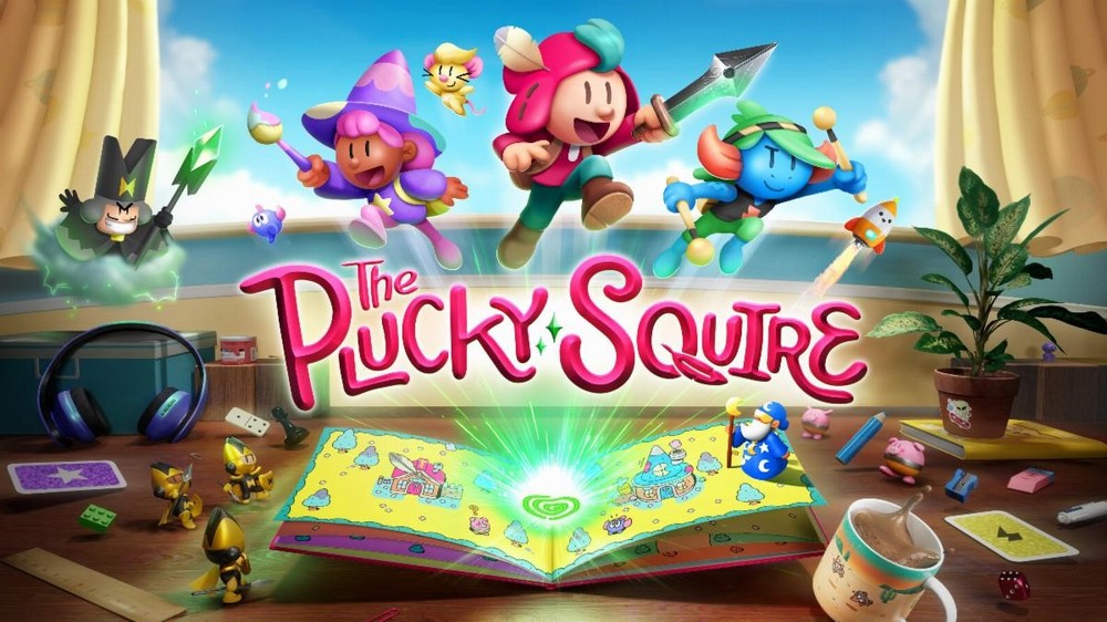 Новый игровой процесс: герой игры The Pucky Squire от Devolver Digital получает реактивный ранец и прыгает в измерения, чтобы перестрелять их